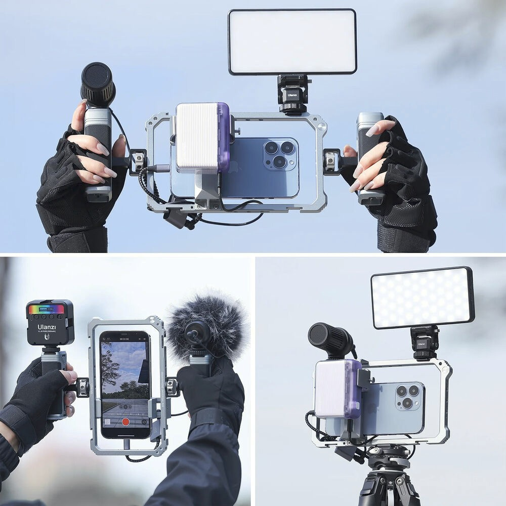 Ulanzi Universal Phone Video Rig for Vlogging – Rukojeti na výšku i na šířku