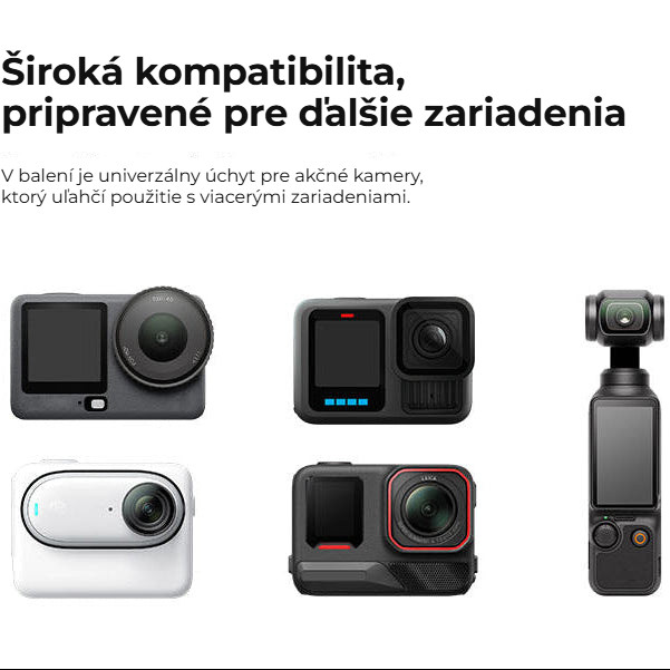 Ulanzi ZJ09 Flexible POV Neck Mount – Univerzální úchyt pro akční kamery